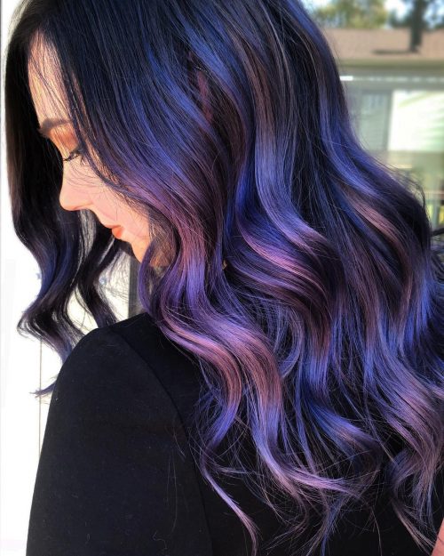 ll definitely direct hold fun creating a modern together with sexy color melt for your locks 21 Examples of Purple Highlights to Show Your Colorist
