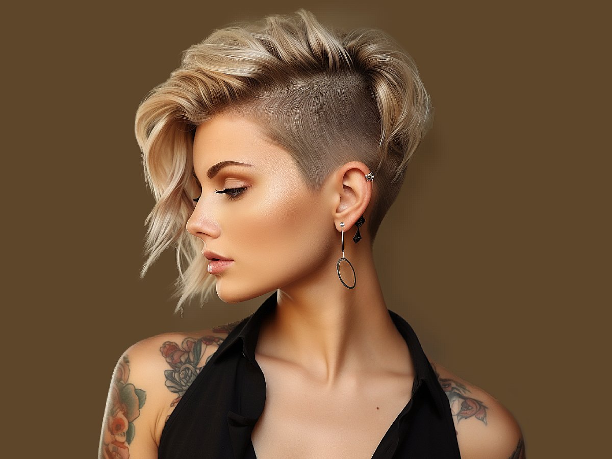 The 50 Coolest Shaved Hairstyles for Women  Hair Adviser