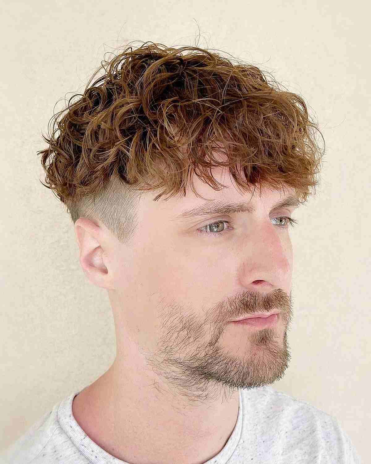 Undercut Loose Perm for Men
