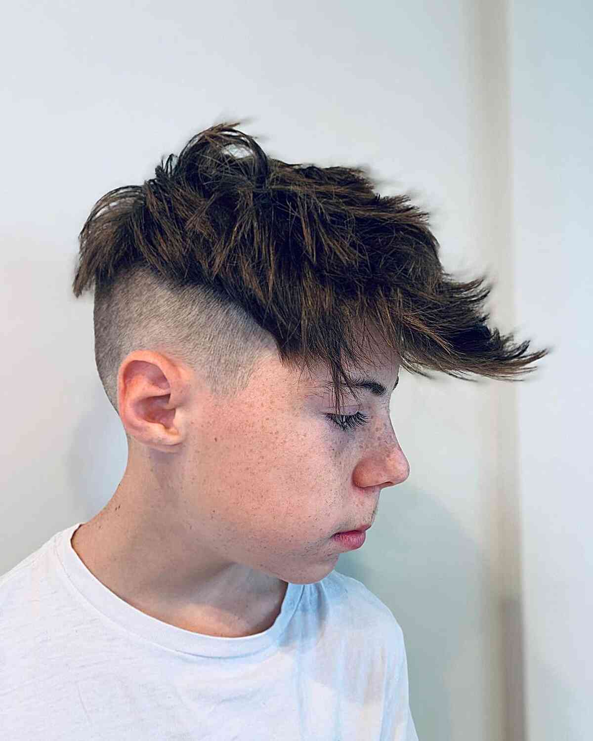 Undercut with Messy Top for Boys