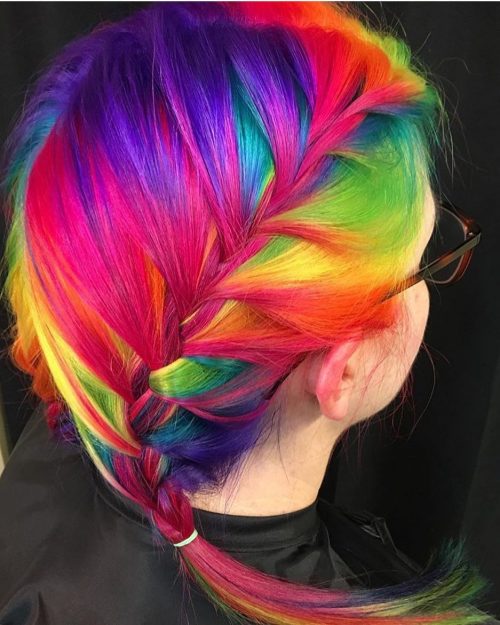 vibrant rainbow