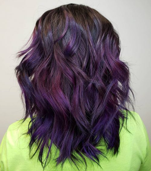 A violet pilus color is a mixture of cherry in addition to blueish tones balanced into a vivid hue eighteen Reasons to Color Your Hair Violet Purple