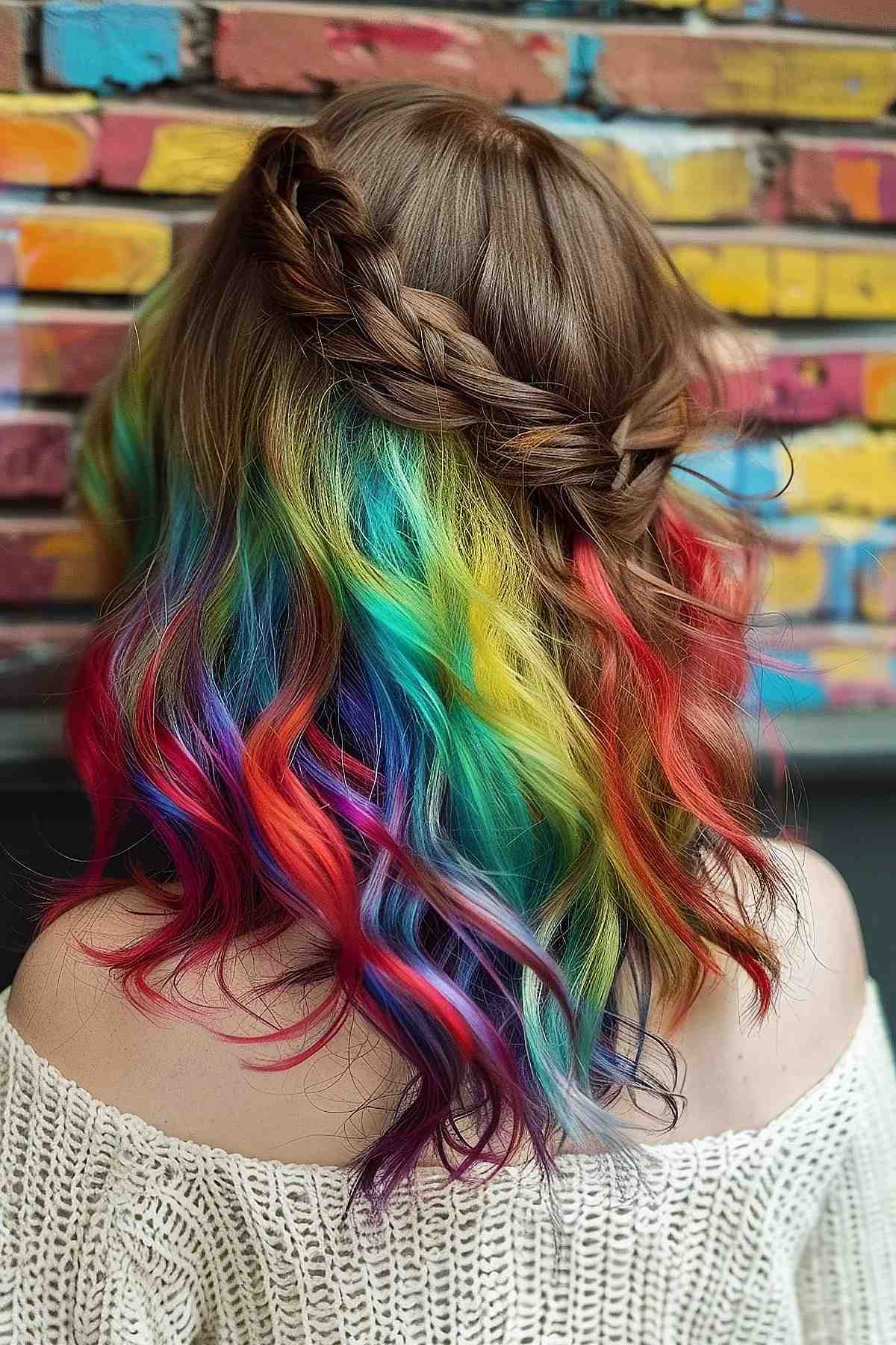 Everyone is going WILD for rainbow pilus colors in addition to hence I 29 Colorful Rainbow Hair Ideas You Need To See