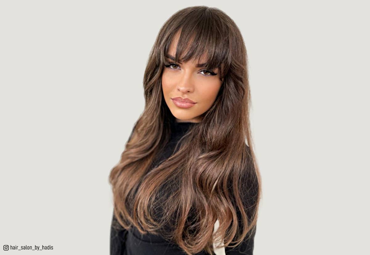 29 Cutest Wispy Bangs on Long Hair to Revamp Your Style 29 Cutest Wispy Bangs on Long Hair to Revamp Your Style