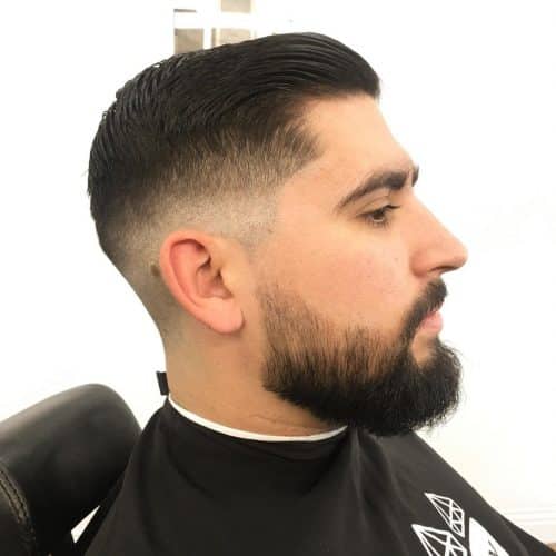 s a type of haircut where the hairline is cutting into a direct delineate The Line Up Haircut: sixteen Awesome Examples