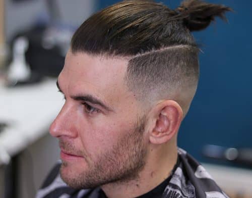 11 Awesome Man Bun Hairstyles With a Fade for 2019