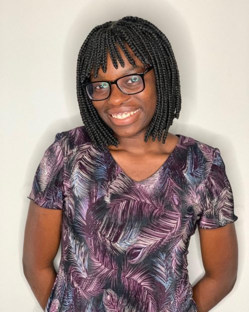 braiding protective style where the braids appear xvi Lit Short Box Braids You Have to See